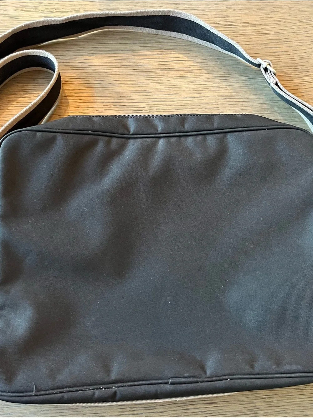 Vintage Lacoste Black Crossbody Messenger Bag